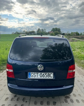 Volkswagen Touran cena 13900 przebieg: 248143, rok produkcji 2005 z Więcbork małe 79